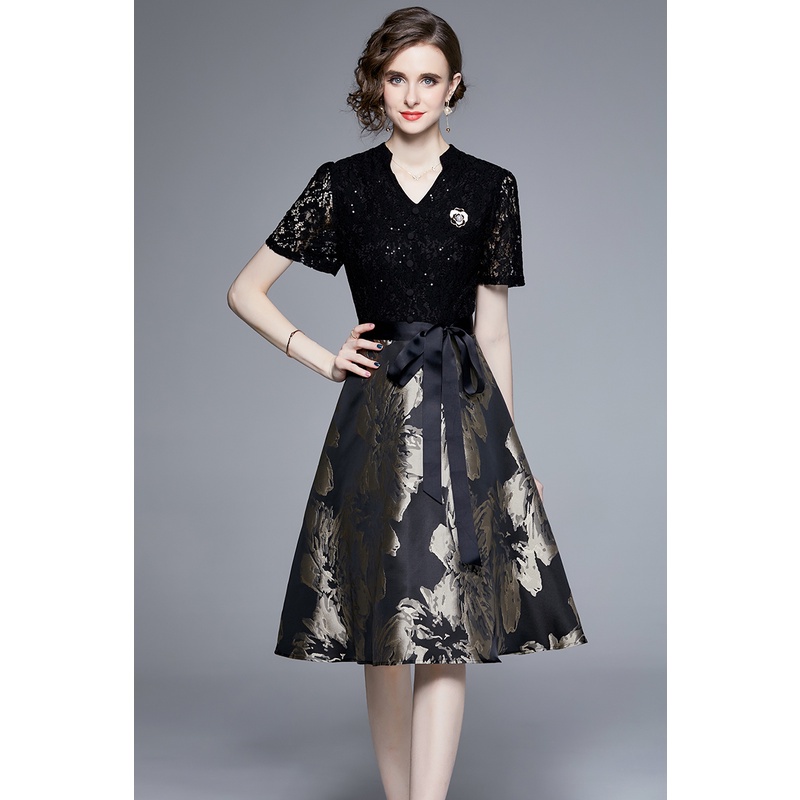 Đầm Maxi Phong Cách Retro 20237