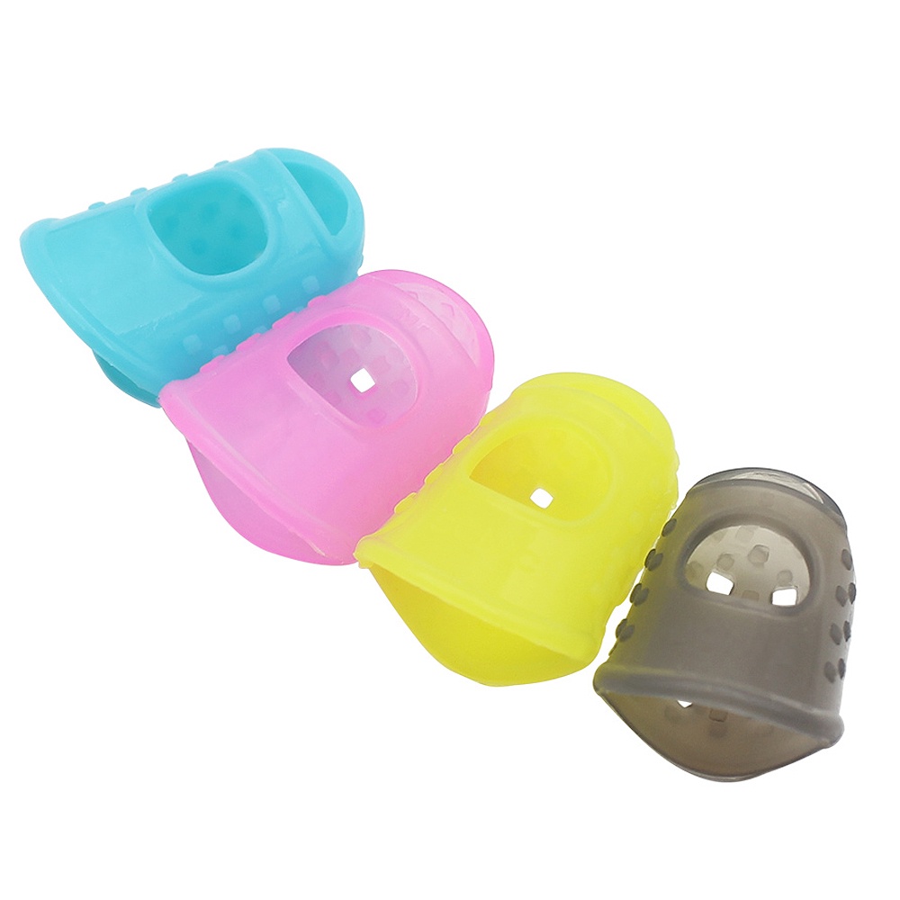 Set 4 Vỏ Bọc Ngón Tay Chơi Đàn Guitar / Ukulele / Mandolin / Banjo Bằng Silicone