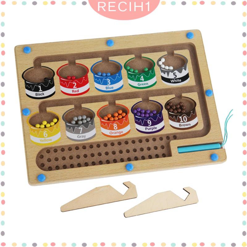 Bộ Đồ Chơi Mê Cung Bằng Gỗ Nhiều Màu Sắc Cho Trẻ Mẫu Giáo