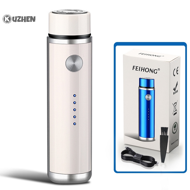 Kuzhen Máy Cạo Râu mini Toàn Thân Sạc usb Cho Nam