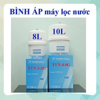 Bình áp máy lọc nước ro 8-10 lít - dùng cho tất cả các loại máy lọc nước aqua kangaroo karofi ... tankvina tvn-3.2g 4.0g