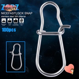 Set 100 Móc Câu Cá Bằng Thép Không Gỉ 12mm-33.5mm
