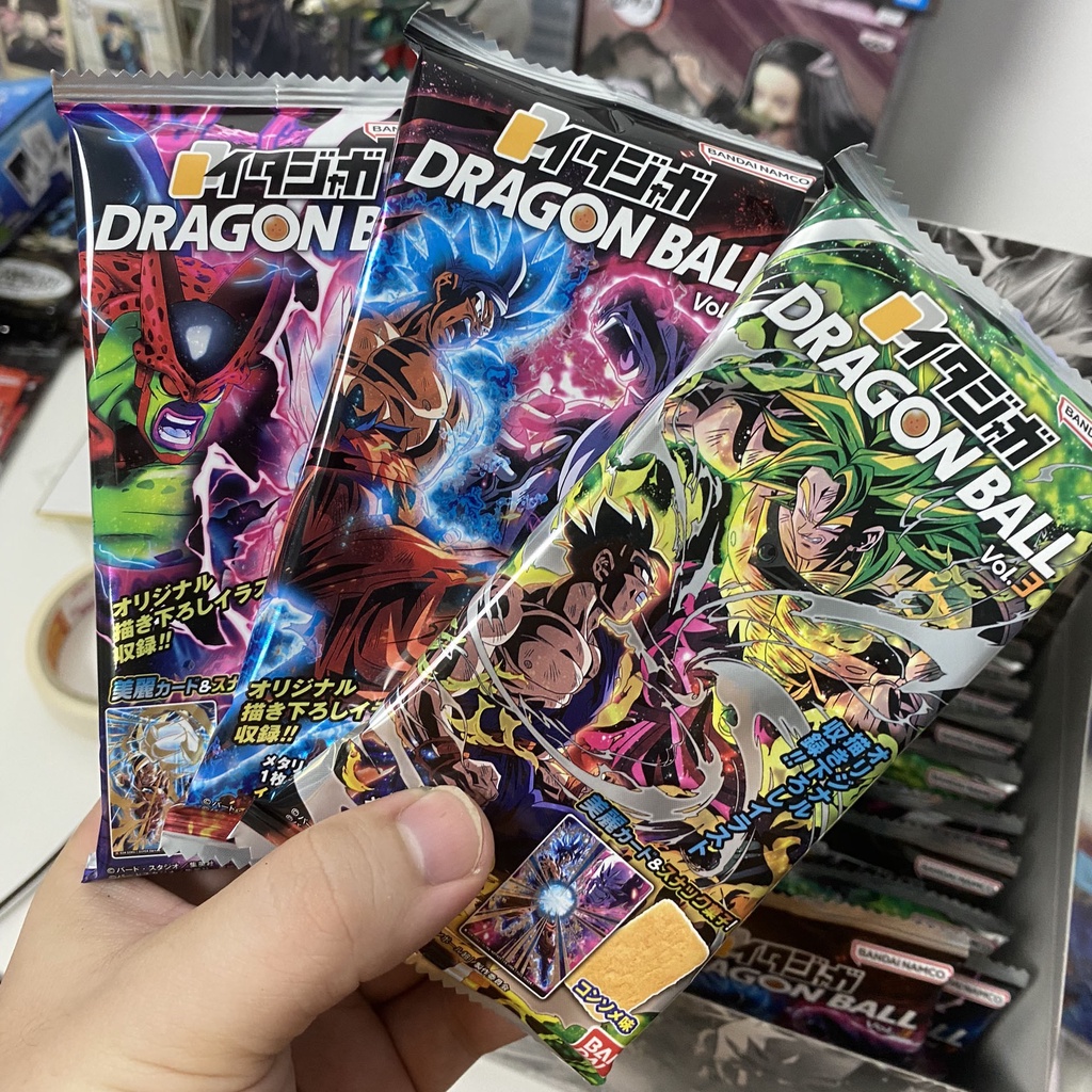 Pack nhân phẩm Itajaga kèm thẻ Dragon Ball chính hãng Bandai - card Dragon Ball