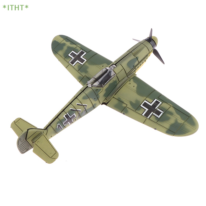 1 Mô Hình Máy Bay Chiến Đấu Đức BF109 UK Hurricane Fighter 4D 1 / 49 Mới