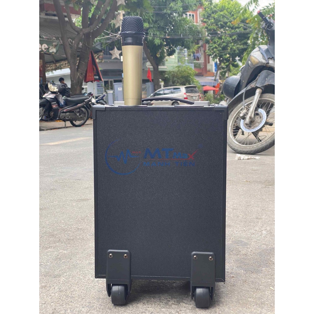 Loa Karaoke Di Động AT T8, Bass 20, Tặng 1 Micro Không Dây