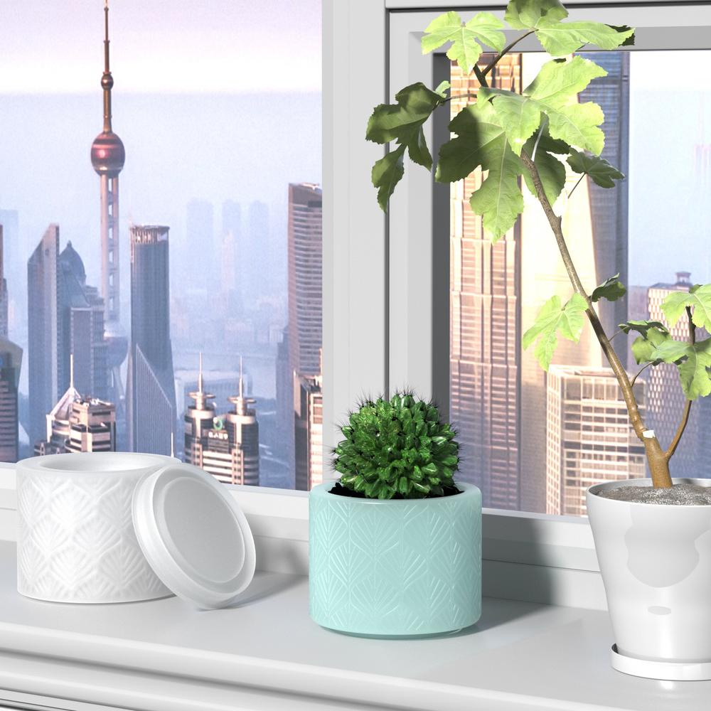 Khuôn Silicone Hình Trụ Làm Chậu Hoa / Nến Thơm DIY