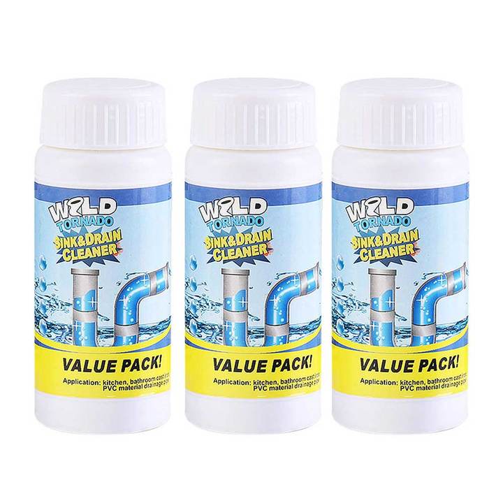 Wild Tornado Powerful Sink & Drain Cleaner Clog Remover