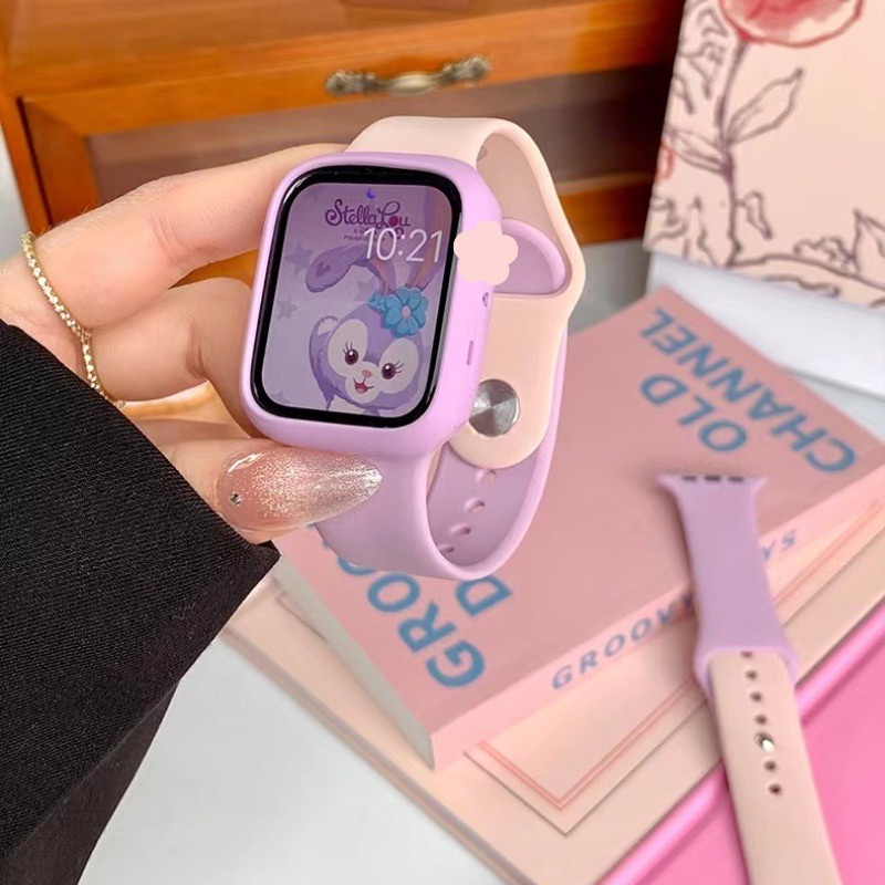 Dây Đeo Đồng Hồ Bằng Silicone Cho Apple Watch 44mm 45mm 49mm Ultra 41mm 40mm 38mm 42mm 44mm 8 7 SE 6 5 4 3