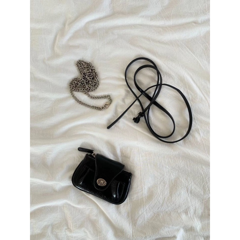 Túi Đeo Chéo Mini Bằng Da Bóng Phong Cách Hàn Quốc Thời Trang 2023 Cho Nữ