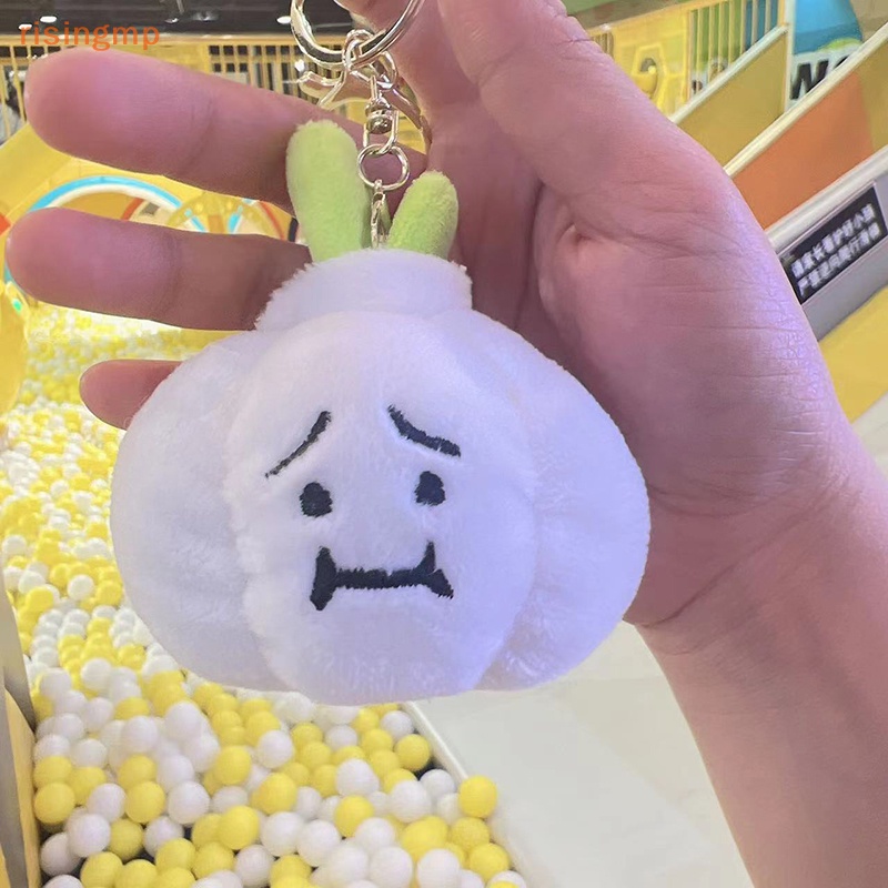 Móc Khóa Búp Bê Nhồi Bông Hình Hành Tỏi Ớt Xanh Lá Thiết Kế Hoạt Hình Dễ Thương Làm Quà