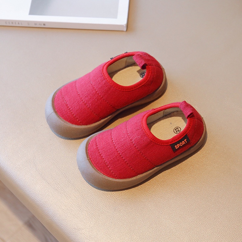 Giày Lười Da Đế Mềm Chống Trượt Thoáng Khí Màu Trơn Thời Trang 2023 Cho Bé Trai Và Gái