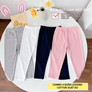 SET 4 QUẦN LEGGING DÀI CHO BÉ