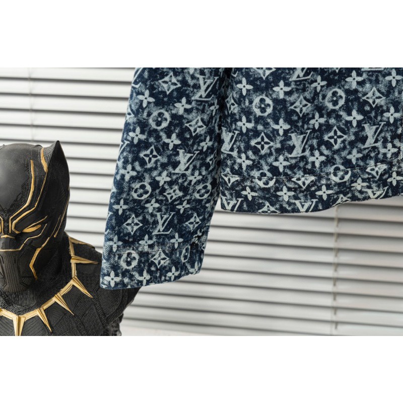 ❤️❤️ ❤️❤️ Áo Khoác Jean Nam Tay Dài Thêu Hoa Thời Trang