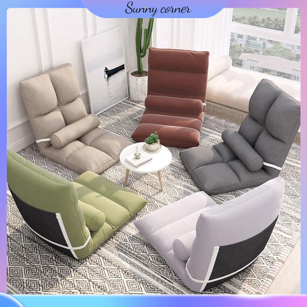 Sunny corner Có hàng sẵn Tatami Sofa Ghế Lưng Phòng Ngủ Đơn Sàn Ban Công Nhỏ Đệm