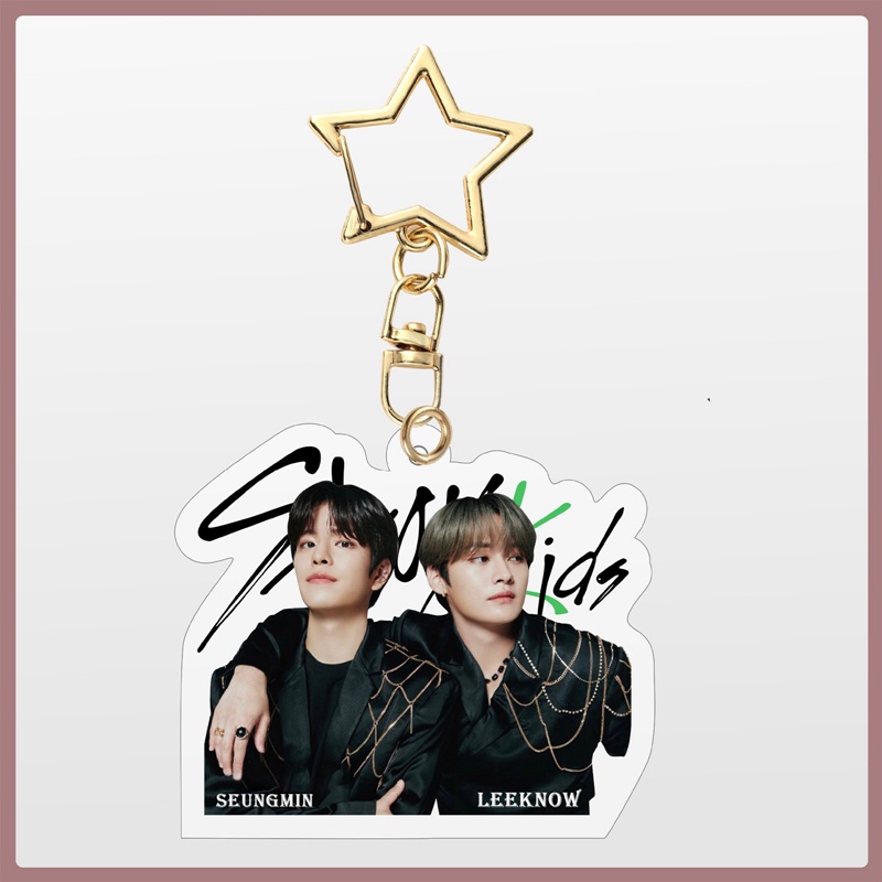 Hq kpop stray kids apmc keychain mặt dây chuyền acrylic