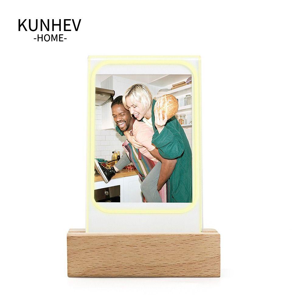 KUNHEV Khung Ảnh 3 inch Để Bàn Cho Fujifilm Instax mini