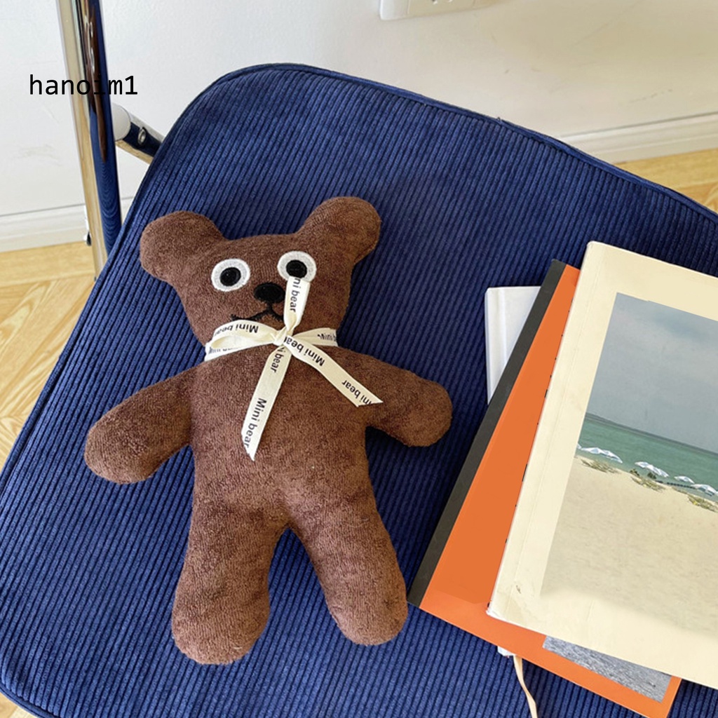 Ys1 gấu búp bê sang trọng đáng yêu ren-up nơ mắt to bánh quy gấu plushies đồng hành đồ chơi nhẹ nhàng búp bê động vật nhồi bông bé trai bé gái đồ chơi sang trọng trang trí nội thất