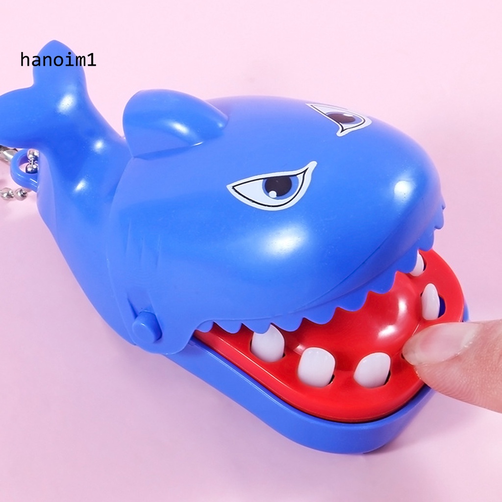 Ys2 cắn ngón tay móc khóa tương tác vui nhộn mini sáng tạo giảm áp abs phim hoạt hình cá mập cắn tay đồ chơi quà tặng sinh nhật