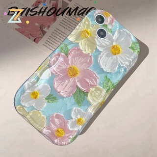 Tương thích với iphone 16 pro max iphone 16 pro max iphone 16 pro max iphone 16 plus iphone 16 plus sơn dầu hoa silicone điện thoại case