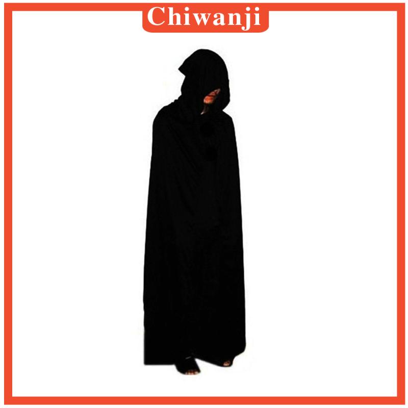 Trẻ em halloween grim reaper trang phục trùm đầu áo choàng đen cho chương trình cosplay