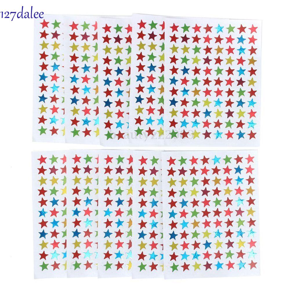 Dalee star shape stickers labels 880pcs diy craft homework for school children