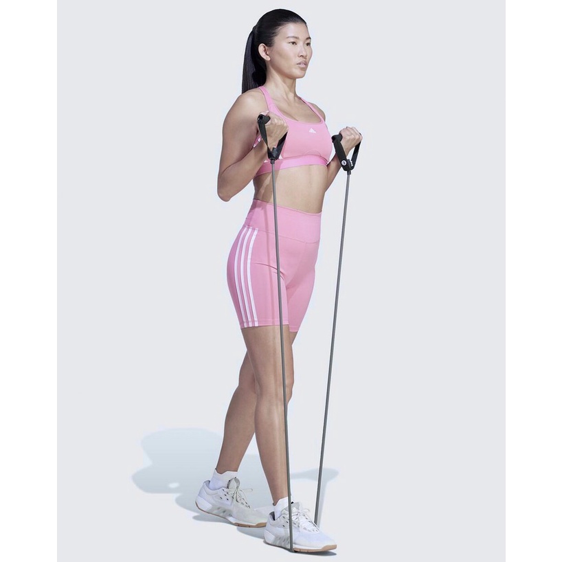 Bra Das 3 sọc sườn lưng lưới hồng