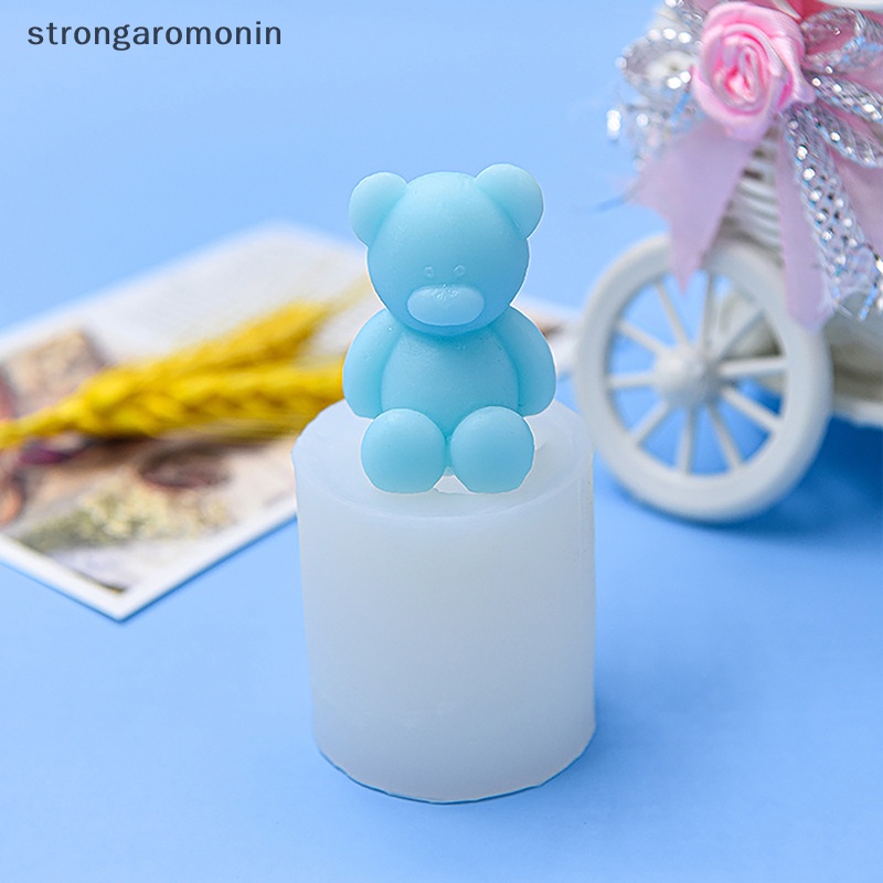 St khuôn silicone gấu nhỏ dễ thương khuôn nướng bánh mousse khuôn trang trí thạch cao khuôn bê tông cho s st