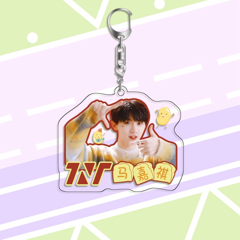 Kuhong tnt times youth league xung quanh hd in acrylic keychain quà tặng