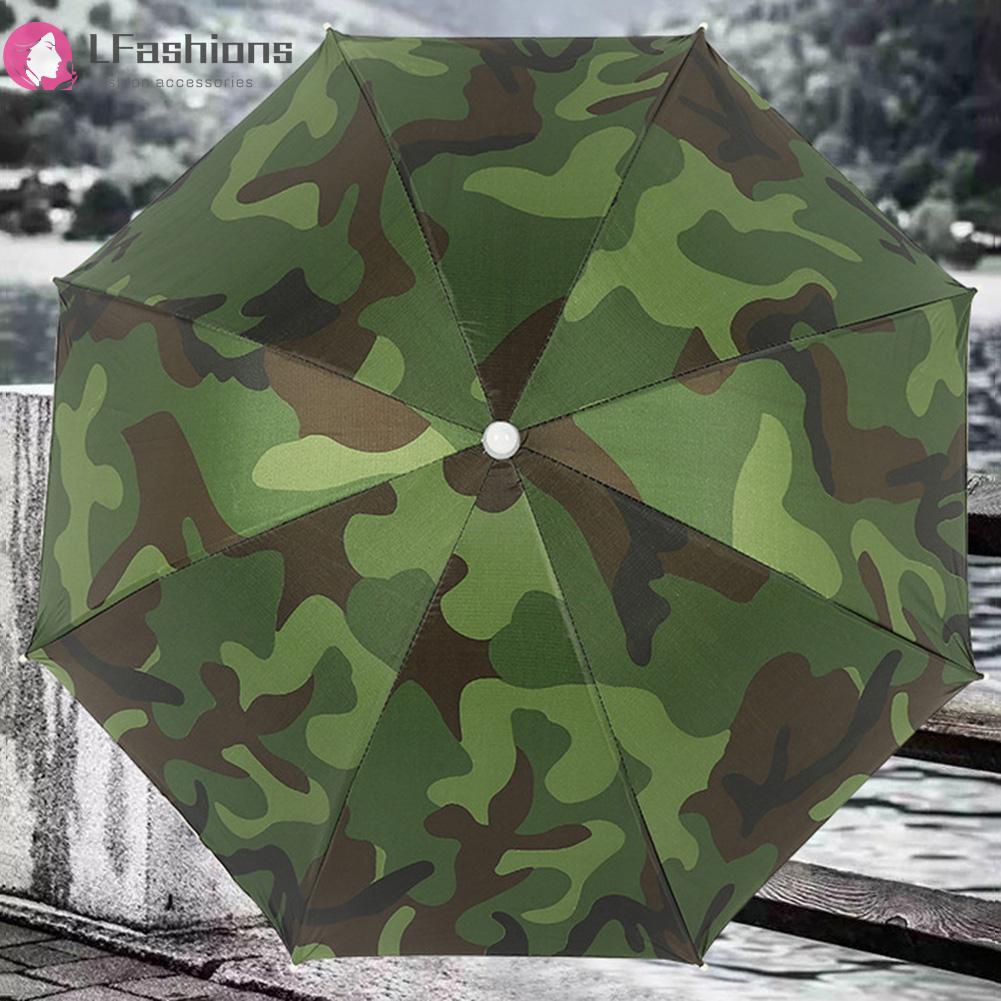 ❀ Zalo ❀ - Mũ dù có thể gập lại ngoài trời che nắng chống thấm nước mũ nón cắm trại