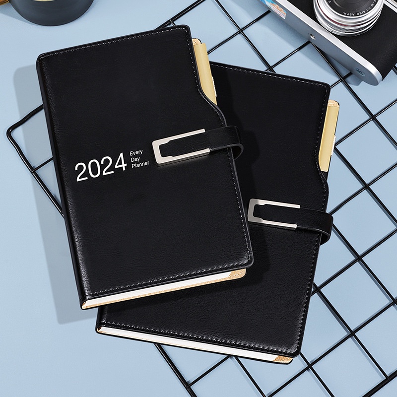 2024 agenda planner organizer diary a5 a6 notebook tạp chí hàng ngày văn phòng phẩm notepad lịch sketchbook office note book