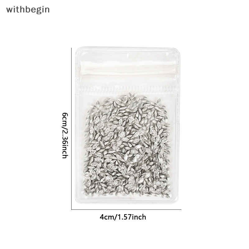 Bộ 50 Hạt Kim Cương Pha Lê Hình Dạng mini Nhiều Màu Sắc Dùng Trang Trí Móng Tay diy