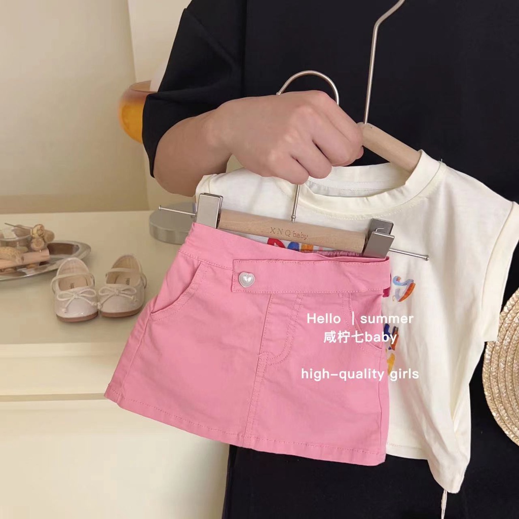 Aiyaya bộ đồ bé gái áo không tay + váy thời trang trẻ em từ 5-28kg