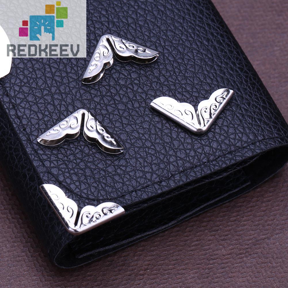 100 cái tone scrapbooking albums bảo vệ góc thẻ tệp menu sách kim loại