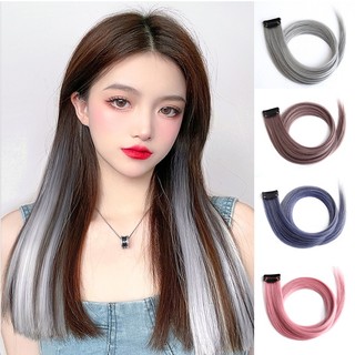  Thời Trang Dài Thẳng Tóc Giả Màu Sắc Vô Hình Nổi Bật Tóc Tóc Giả Mảnh Treo Thuốc Nhuộm Tai Mô Phỏng Tóc Giả 