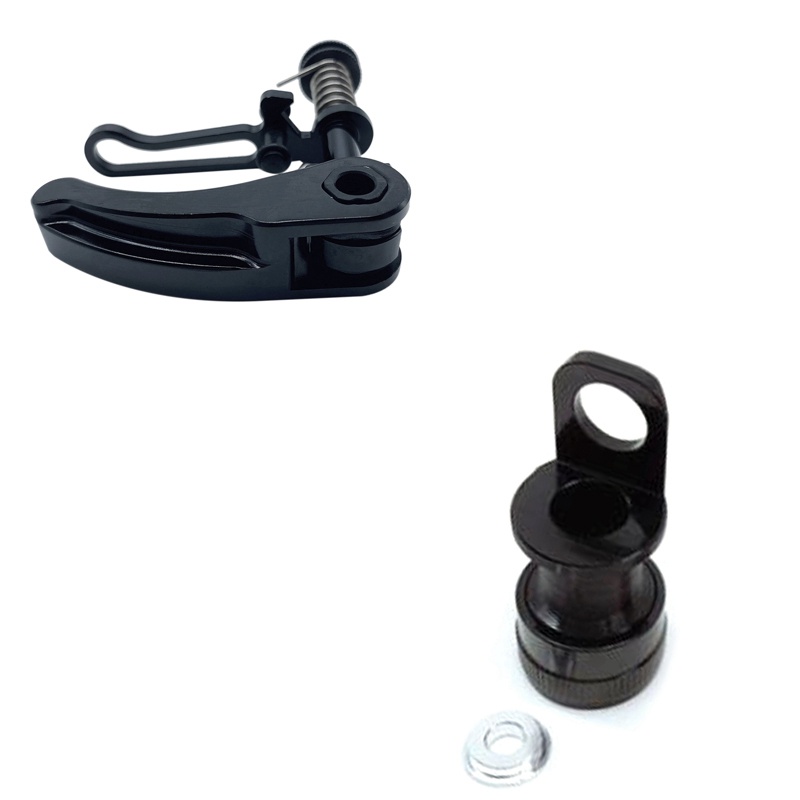 2 Phụ Kiện Xe Đạp: 1 Kẹp Yên Xe Đạp Có Thể Gấp Lại Và 1 Khung Gắn Cố Định Di Động