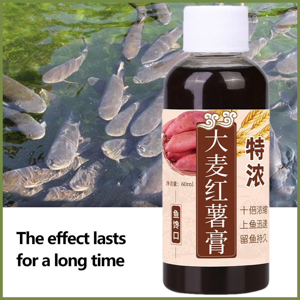 Mồi Câu Cá 60ml Mùi Hương Thu Hút Cá Hiệu Quả