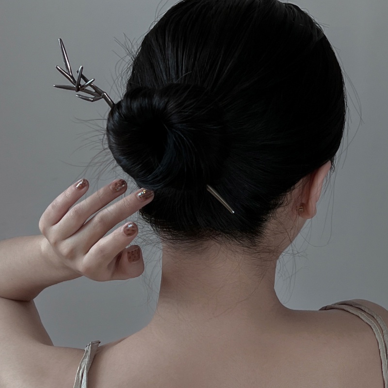 Trâm Cài Tóc Bằng Kim Loại Thiết Kế Mới Thời Trang Theo Phong Cách Trung Hoa