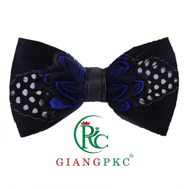 Nơ cổ nam lông vũ nhiều màu nghệ sĩ chú rể TP HCM 2023  Phụ kiện cưới Giang