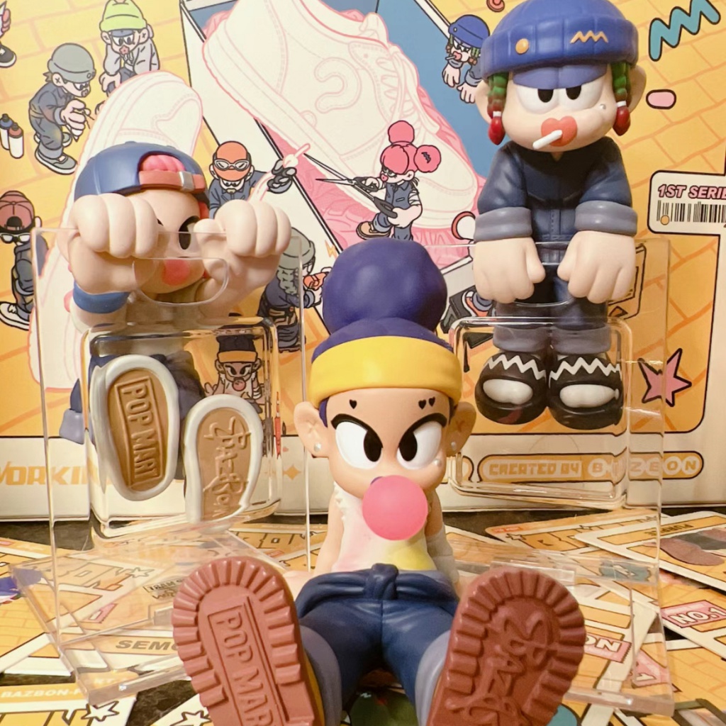 Búp Bê POPMART BAZBON Work Boyz series Trang Trí