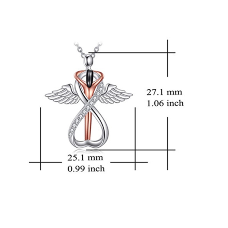 Dây Chuyền Mặt Khắc Chữ KING Angel Hug