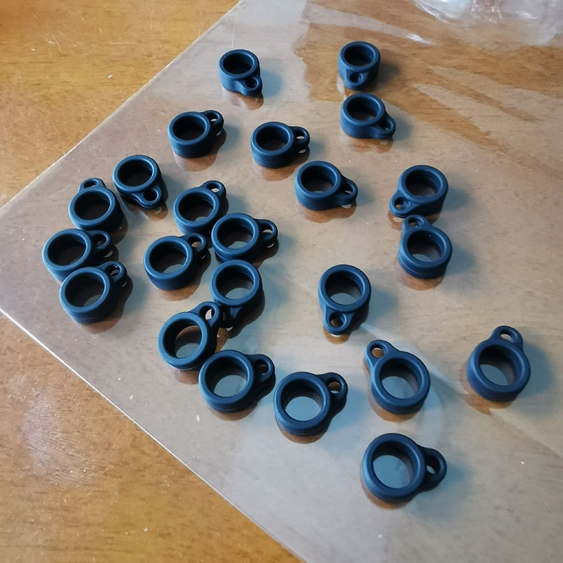 Vòng Đeo Tay Silicon Màu Đen 8mm 13 '' 40mm Chống Trượt