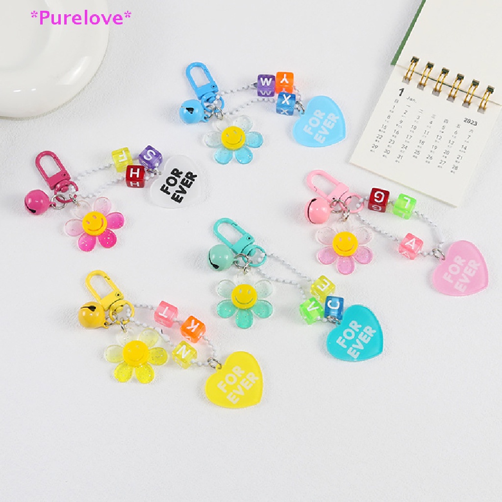 1 Móc Khóa Hình Hoa Hướng Dương Nhiều Màu Xinh Xắn Mới