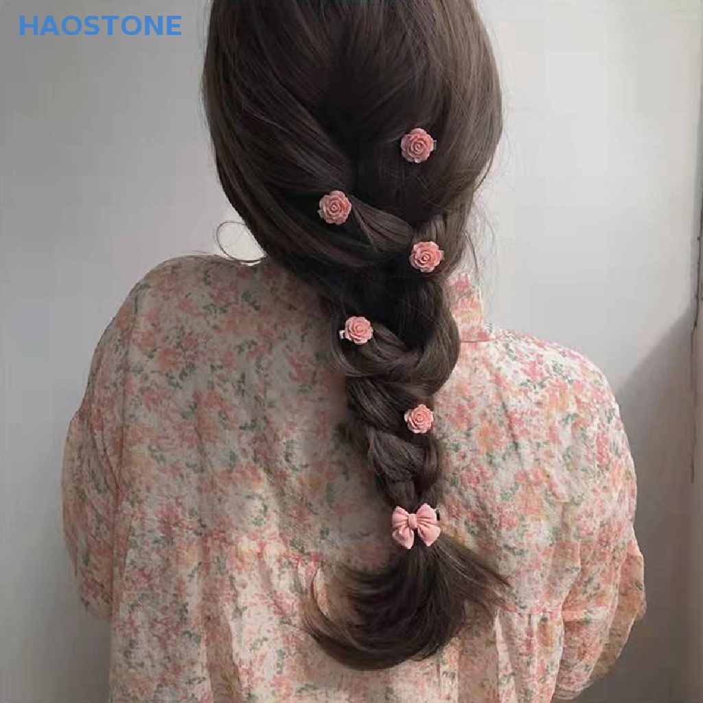 Kẹp Tóc Càng Cua Mini Hình Hoa / Trái Tim Dễ Thương Ngọt Ngào Cho Nữ