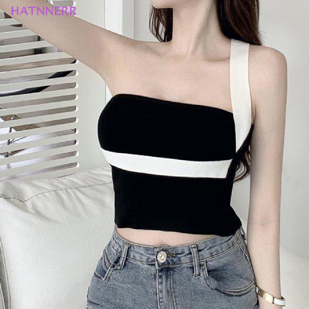 Áo Croptop Trễ Vai Thời Trang Quyến Rũ Cho Nữ FHS