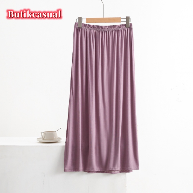 Chân Váy cotton Dài Dáng Rộng Lưng Cao Màu Trơn Thời Trang Mùa Hè 2023 Cho Nữ