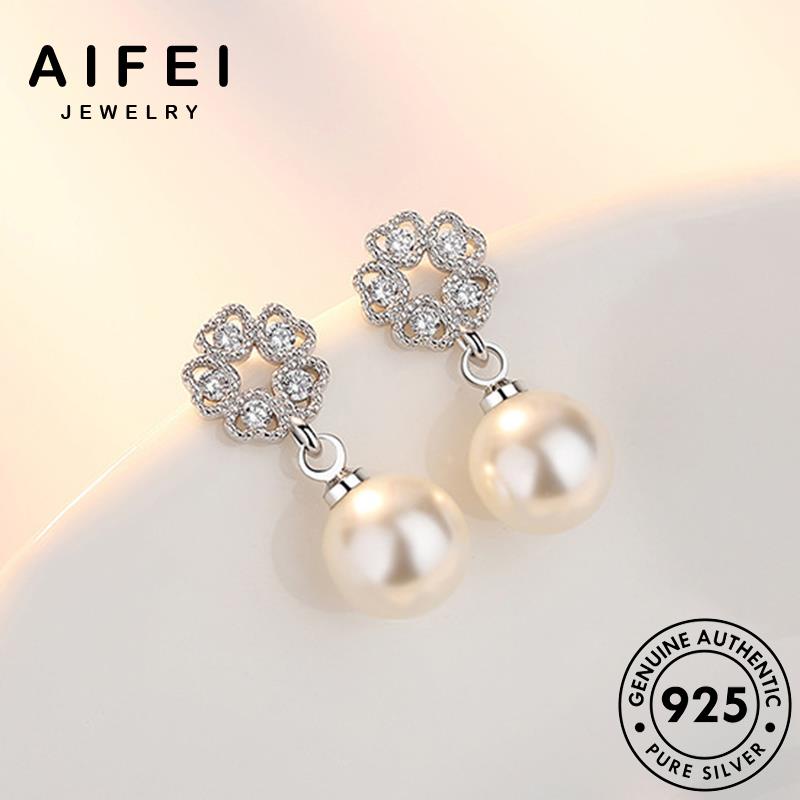 AIFEI JEWELRY vành xỏ quốc Thời kiện tròn 925 nữ tua khuyên phụ đơn hàn thật trai trang bản hoa sức bạc rua nguyên ngọc giản bông tai thời tua E174