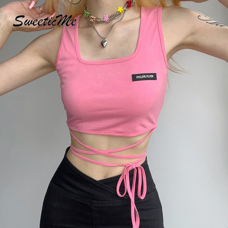 Áo Tank Top Ôm Dáng Màu Trơn Lưng Cao Thời Trang Mới 2023 Cho Nữ