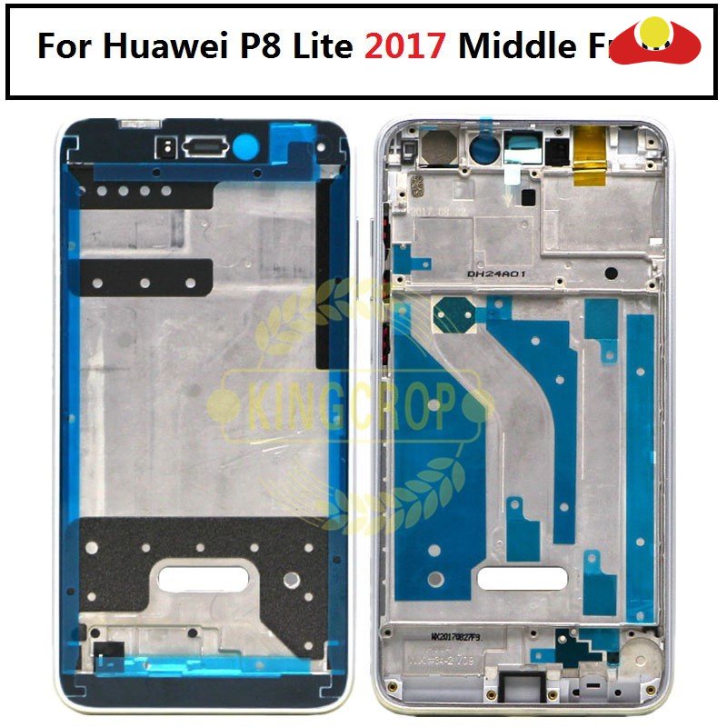 Dành Cho Huawei P8 Lite 2017 Khung Giữa Viền Vỏ Bọc Honor 8 Lite Màn Hình LCD Hỗ Trợ Khung Mặt Sửa C