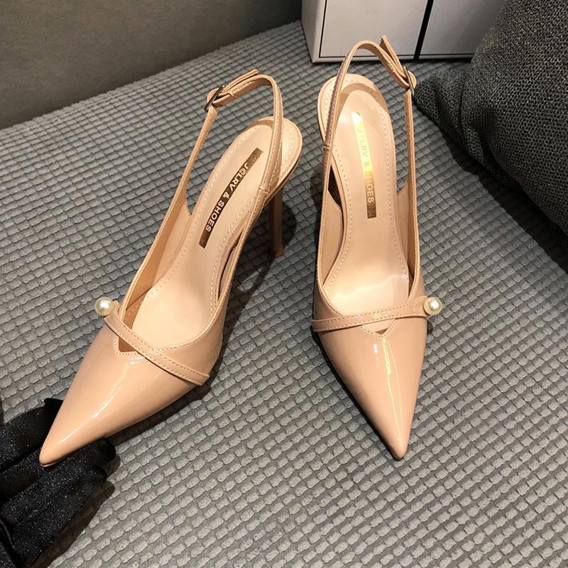 Craes cũng cảm thấy thoải mái!Giày Cao Gót Nữ Hở Ngón Màu Sắc Thời Trang