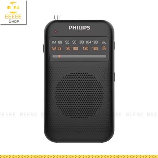 Philips tar1368 - đài radio am/fm cổ điển bỏ túi